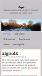 Mobile Screenshot of aigis.dk
